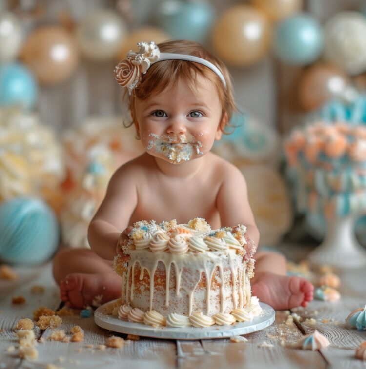 charming-one-year-old-s-cake-covered-celebration-surrounded-by-birthday-gifts-floor