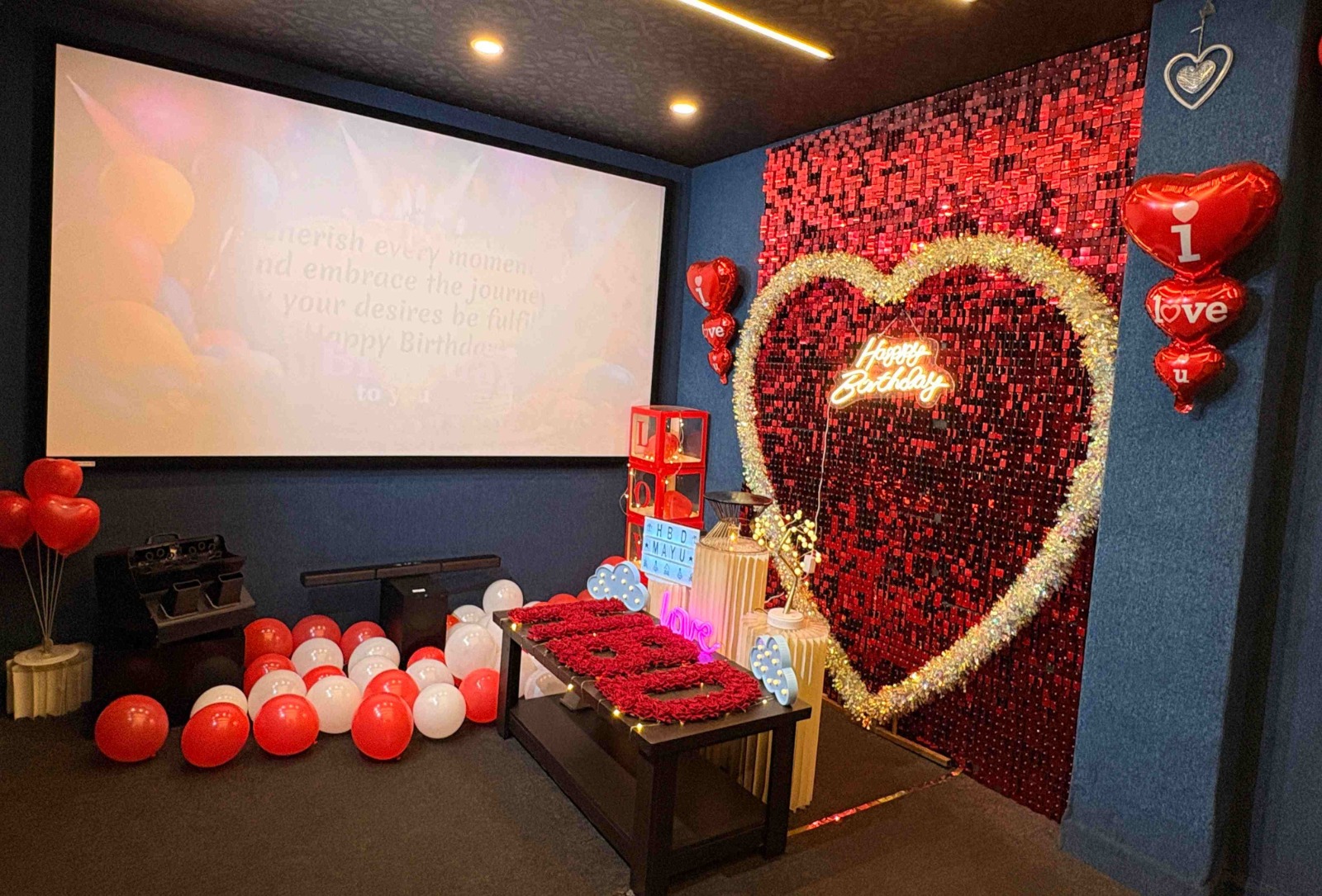 Romantic Private Party Theatre