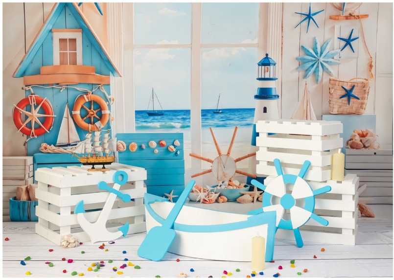 Little Sailor Adventure Photoshoot Theme