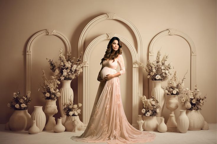 Boho Bloom Maternity Theme
